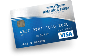 America First CU Visa Low Rate Credit Card