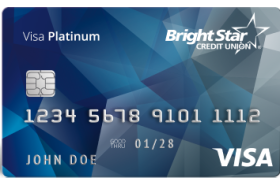 BrightStar Credit Union Visa Platinum Credit Card