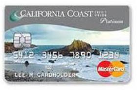 California Coast Credit Union Platinum Secured Mastercard®