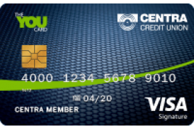Centra Credit Union The You Visa® Signature Credit Card
