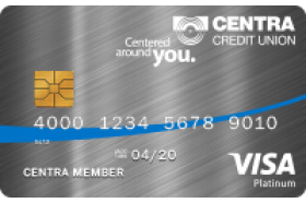 Centra Credit Union Visa® Platinum Credit Card Centra Credit Union Visa® Platinum Credit Card