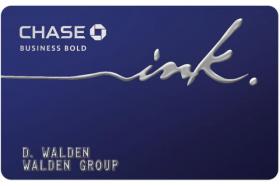 Chase Ink Bold Business Card