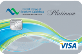 Credit Union of Southern California Platinum Rewards Visa