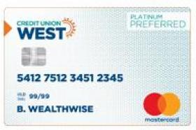 Credit Union West MasterCard Platinum