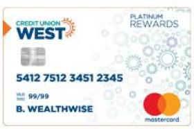 Credit Union West MasterCard Platinum Rewards