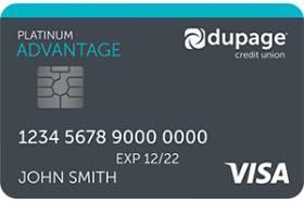 DuPage Credit Union Visa Platinum Advantage Credit Card DuPage Credit Union Visa Platinum Advantage Credit Card