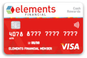 Elements Financial FCU Reward Visa Card