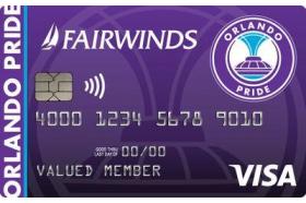 Fairwinds Credit Union Orlando Pride Visa Credit Card