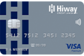 Hiway Federal Credit Union Visa Platinum Credit Card