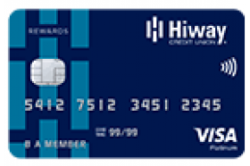 Hiway Federal Credit Union Visa Rewards Credit Card