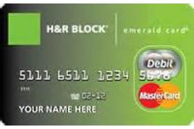 H&R Block Prepaid Emerald Mastercard