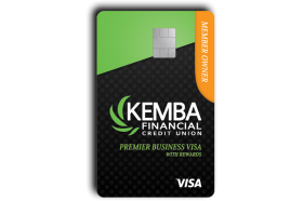 KEMBA Financial Credit Union Premier Business Visa
