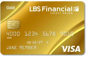 LBS Financial Credit Union Visa Gold