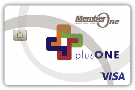 Member One FCU plusONE Visa Credit Card
