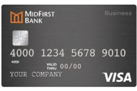 MidFirst Bank Business Card
