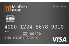 MidFirst Bank Business Secured Card
