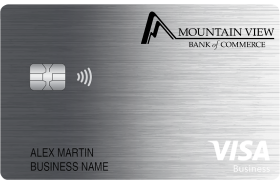Mountain View Bank Business Card