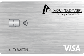 Mountain View Bank Commerce Max Cash Secured Card