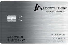 Mountain View Bank Smart Business Rewards Visa® Card