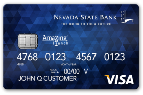 Nevada State Bank Amazing Launch Secured Visa Credit Card Nevada State Bank Amazing Launch Secured Visa Credit Card