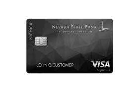 Nevada State Bank Premier Visa Signature Credit Card