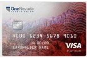 One Nevada Credit Union Visa Platinum Rewards Credit Card