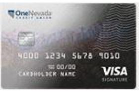 One Nevada CU Visa Signature Rewards Credit Card