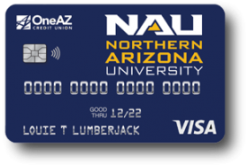OneAZ Credit Union Visa NAU Affinity Credit Card