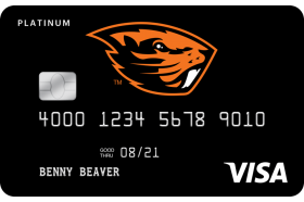 Oregon Community CU OSU Beaver Card Visa