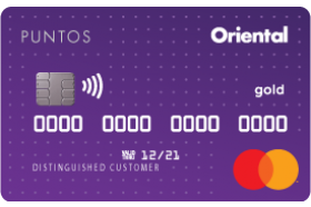 Oriental Bank MasterCard Gold PUNTOS Credit Card Oriental Bank MasterCard Gold PUNTOS Credit Card
