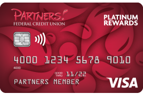 Partners FCU Visa Platinum Rewards Credit Card