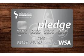 Pelican State Credit Union Pledge Visa Credit Card
