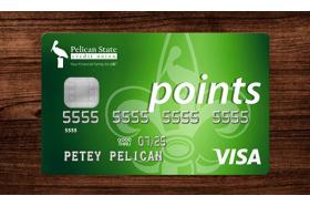 Pelican State Credit Union Points Visa Credit Card