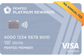 Pentagon FCU Platinum Visa Credit Card