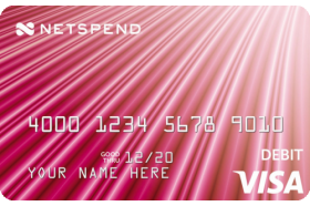 Pink Netspend Visa Prepaid Card
