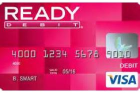 READY Debit Visa Prepaid Card