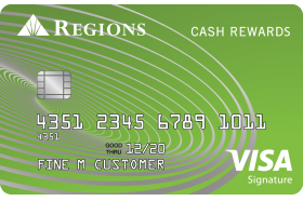 Regions Cash Rewards Visa Signature® Credit Card