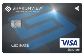 Sharonview Visa College Real Rewards Credit Card