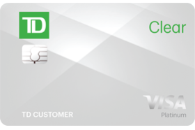 TD Clear Visa Platinum Credit Card