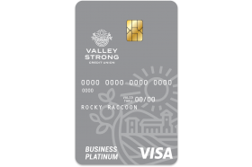 Valley Strong Credit Union Business Visa Platinum