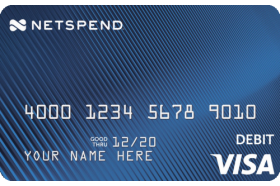 Blue Netspend® Visa® Prepaid Card