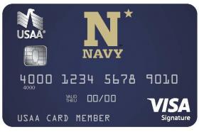 USNA Alumni Association Navy Athletics USAA Card