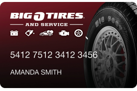 Big O Tires® and Service Credit Card