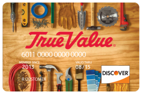 True Value Discover Credit Card
