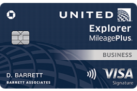 United Explorer Business Card