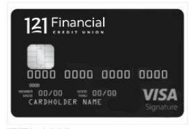 121 Financial CU Visa Platinum Credit Card