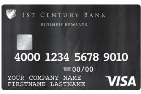 1st Century Bank Visa® Business Rewards Credit Card