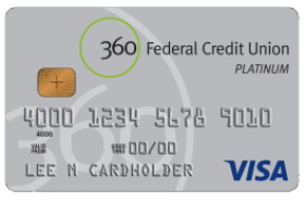 360 Federal Credit Union Visa® Rewards Credit Card