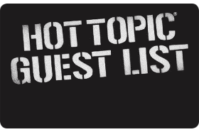 Hot Topic Guest List Credit Card