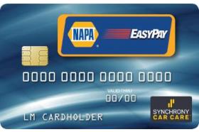 NAPA EasyPay Credit Card